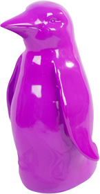 KSL LIVING - OBJET DECORATIF DESIGN PINGOUIN S OU XL - VIOLET