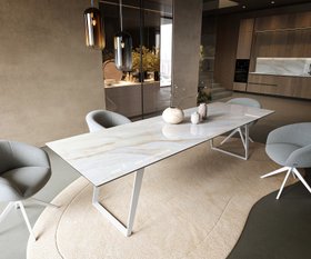 Esstisch Edge 300x100 Cm Keramik Onyx Pearl Metall Schraeg Weiss 1600x1333