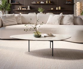 Couchtisch Edge Organisch 140x76 Cm Keramik Onyx Champagne Trive Metall Schwarz 1600x1333