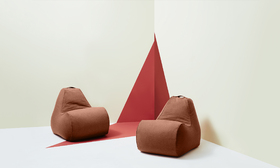 Tulum Bean Bag Chair - 'indoor X Out' Collection - Clay