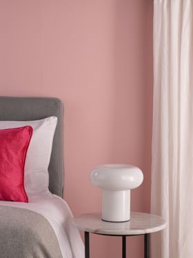 Kaja Table Lamp White Glass