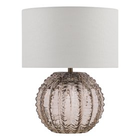 Zorin Table Lamp In Tea Glass
