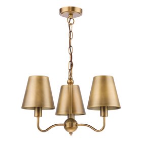 Elara 3 Light Pendant With Bronze Metal Shades