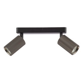 Yamis 2 Light Bar Spotlight Knurled Bronze and Matt Black