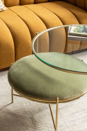 Faye Coffee Table With Stool