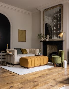 Sloane Fluted 2-Seat Sofa In Natural Boucle