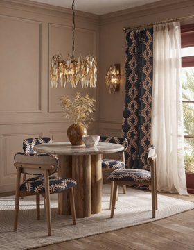 Atkin And Thyme Oriana Lustre Glass Chandelier, £319 (2)