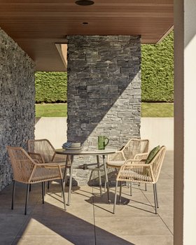 Atkin And Thyme   Olivia 4 Seat Round Dining Set In Wheat, £979