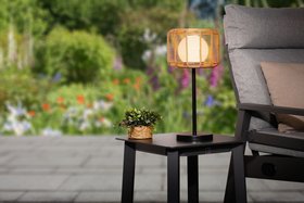 Toscana Rechargeable Rattan Table Lamp