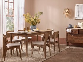 Byron Extending Table In Muted Oak