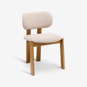 Cora Armless Dining Chair In Neutral