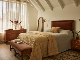 Oxford Kingsized Headboard In Brown