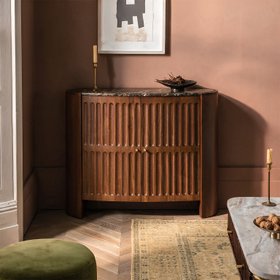 Turin Sideboard With Emperador Marble
