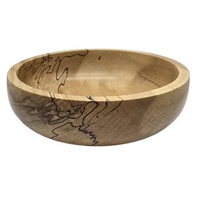 Hand Turned Spalted Beech Bowl
