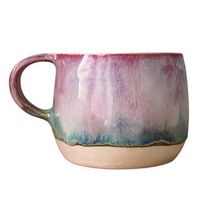Handmade ceramic stoneware mug