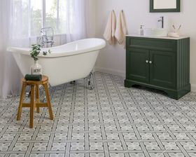 Mr Jones Grey Matt Patterned Ceramic Wall and Floor Tiles