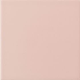 Monocolour Rico Pink Matt Flat Square Wall Tiles With Rico Gloss Flat Metro Tiles