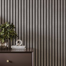 Trepanel® Texture Beige Herringbone Acoustic Wood & Felt Slat Panels