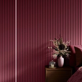 Trepanel® Windsor Wine Red Matt Acoustic Wall Panels