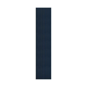 Trepanel® Texture Denim Blue Herringbone Acoustic Wood & Felt Slat Panels