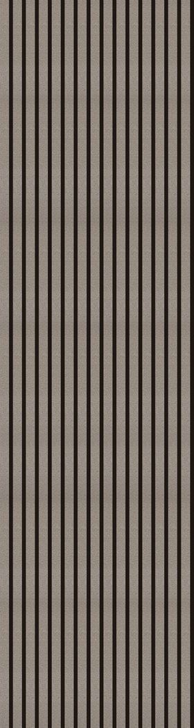 Trepanel® Texture Grey Taupe Woven Acoustic Wood & Felt Slat Panels