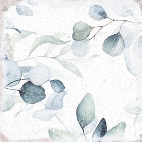 Lucy Blue Floral Gloss Patterned Porcelain Wall Tiles From Walls And Floors