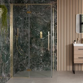 Trepanel Aqua Luxe® Green Dramatic Marble Effect Embossed Gloss SPC XXL Wall Panel