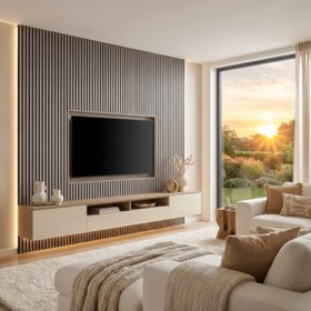 Trepanel® Ash Grey Acoustic Wood Wall Panels
