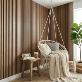 Trepanel® Smoked Oak Acoustic Wood Wall Panels