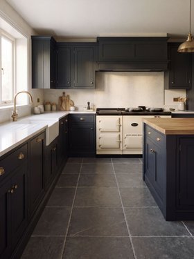 Witton Dark Grey Stone Effect Wall and Floor Tiles