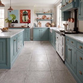 Witton Grey Matt Stone Effect Wall And Floor Tiles