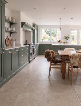 Witton Noce Beige Matt Stone Effect Wall And Floor Tiles