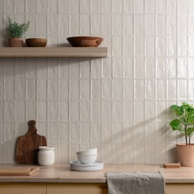 Rustic Gloss Cream Metro Tiles From Walls And Floors