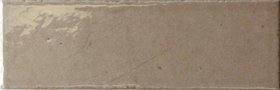 Bohemian Mink Taupe Brick Effect Gloss Porcelain Wall Tile
