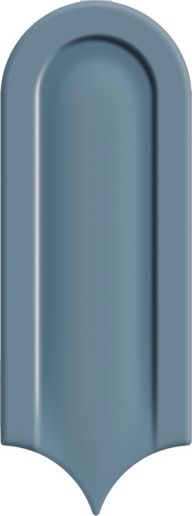 Gala Aqua Scallop Art Deco Gloss Ceramic Wall Tiles