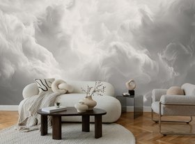Abstract Gentle Clouds Wall Mural available at Wallsauce