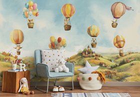 Air Children's Room Wall Mural by Elena Pavlova at Wallsauce