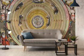 The Mechanism of the Orbits Star Atlas Mural from the British Library at Wallsauce