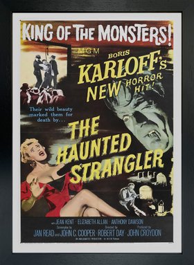 The Haunted Strangler Classic Horror Movie Poster at Wallsauce