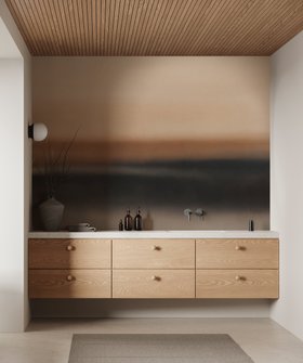 Rotko Dawn Abstract Mural from Sir Edward at Wallsauce