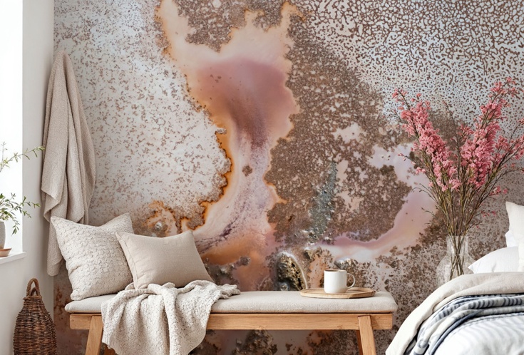 Discovery Abstract Wallpaper Mural by Petra Meikle de Vlas at Wallsauce.
