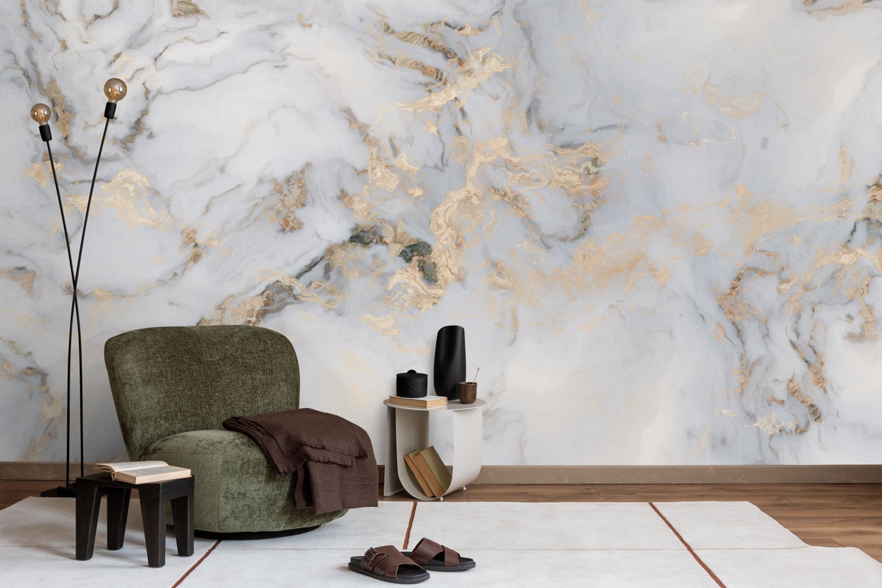 Decadent Marble Surface Texture Wall Mural available at Wallsauce