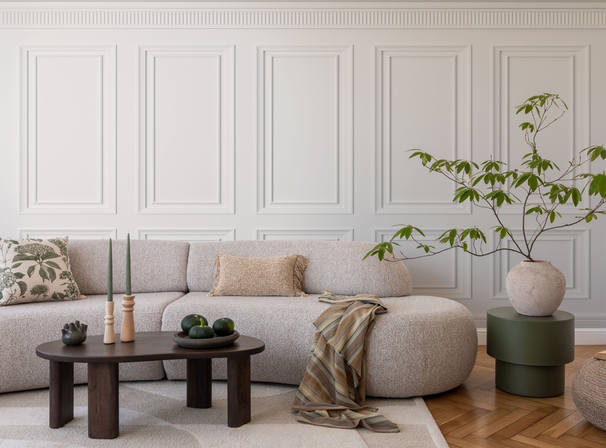 Off White Panel Wall Mural available at Wallsauce