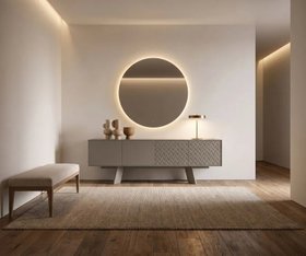 Moderenes Sideboard Alhambra 003 Von Al2 Als Flurkommode Minimalistischer Graubeige