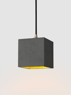 B1 Concrete Pendant Light - GANTlights - Dark Grey