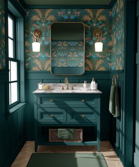 Leopard Luxe Wallpaper - Green
