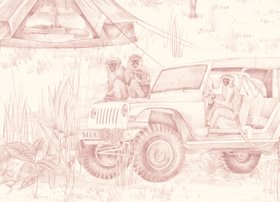 Personalised Lyons Den Wallpaper - Victoria Sanders