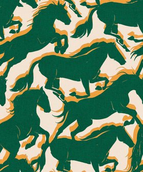 Galope Wallpaper - Kumquat - Coco Dávez Colortherapills Collection - Coordonne