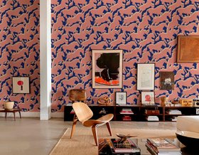Galope Wallpaper - Cobalt - Coco Dávez Colortherapills Collection - Coordonne