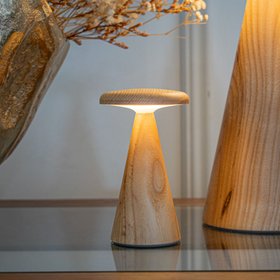 Sylvie Table Lamp - White Ash